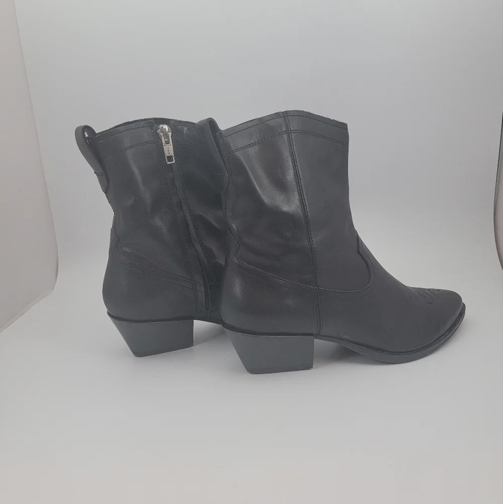 Vagabond Shoemakers Emily Western Booties Black Leather - Excellent Condition - Picture 6 of 10